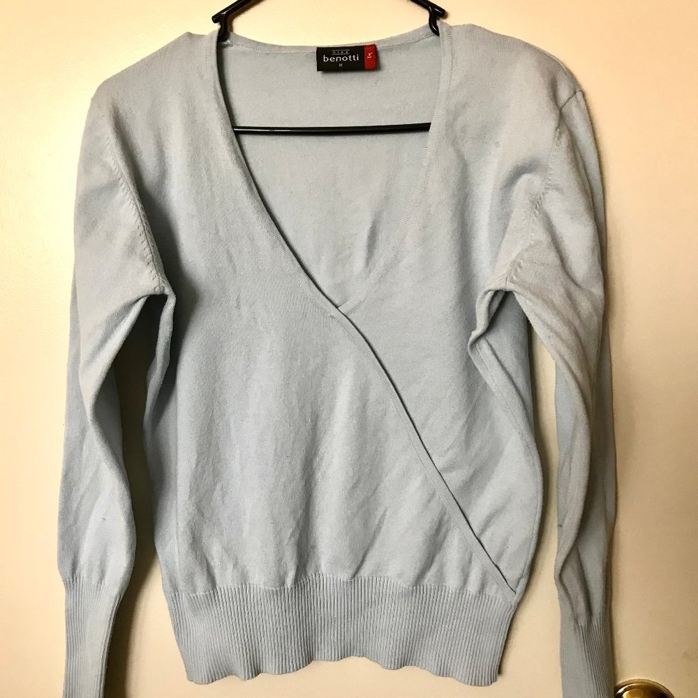 Gina Benotti Pullover, light blue, Size M
